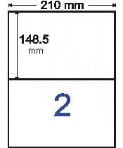 (#18) C149210(2格) A4三用電腦標籤20
